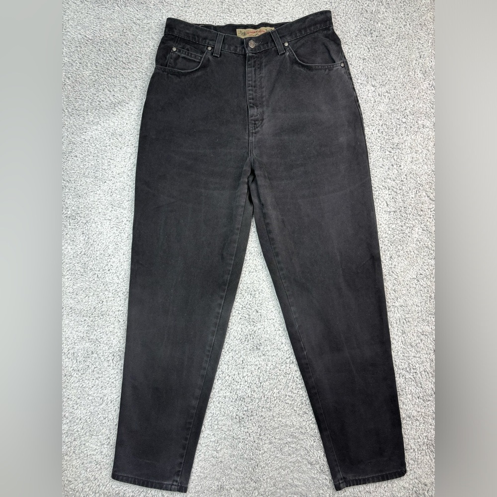 Levi's Jeans Womens 12 Silver Tab 900 Series Classic Black Denim High Rise Basic